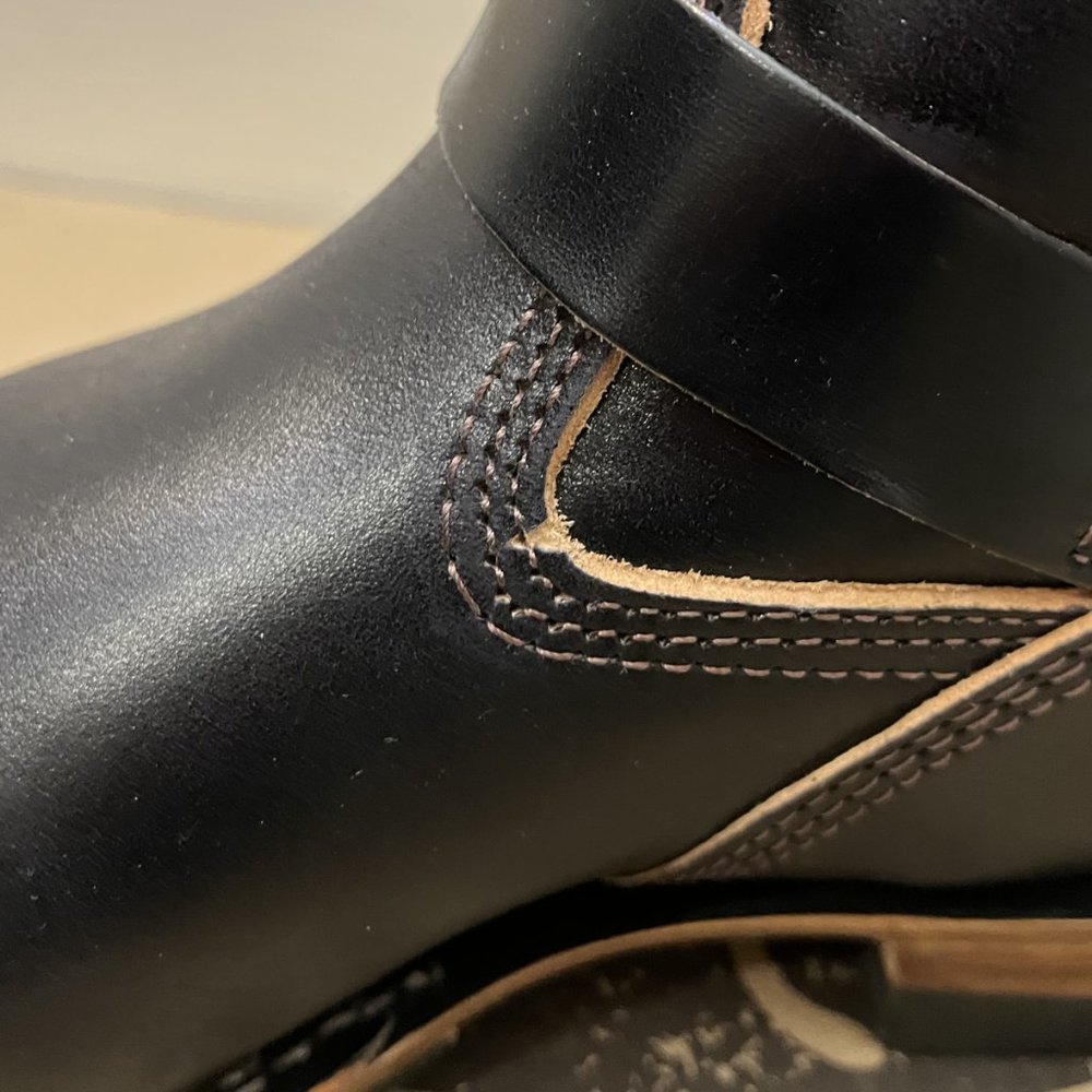 Sold - Wesco Mister Lou 10" Black Horsehide Boots Size US Mens 10.5 EE - Picture 8 of 12